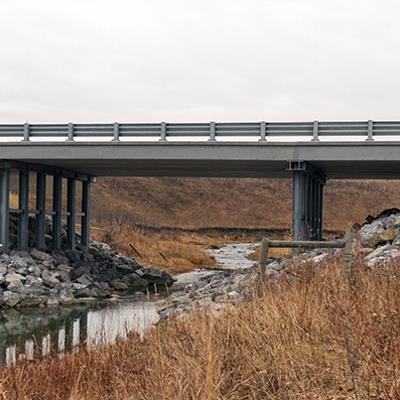 Highway 540 bridge over Stimson Creek