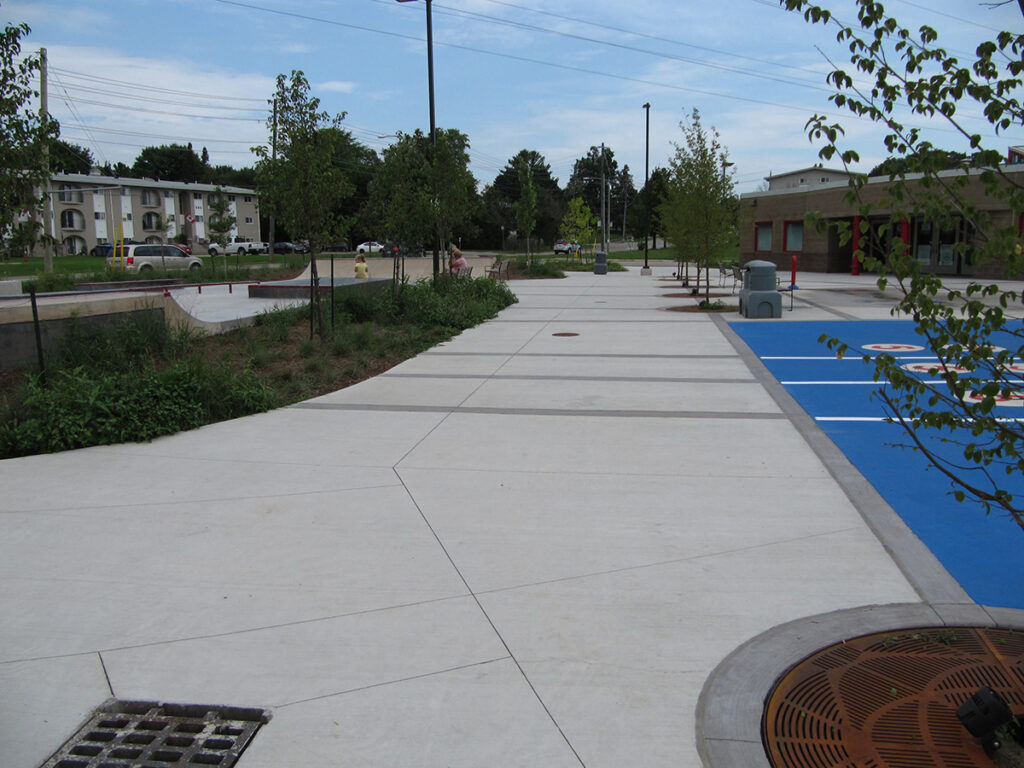 Albert McCormick Community Centre Central Plaza