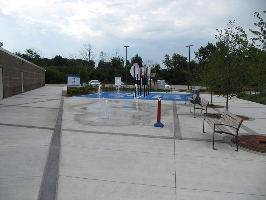 Albert McCormick Community Centre Central Plaza