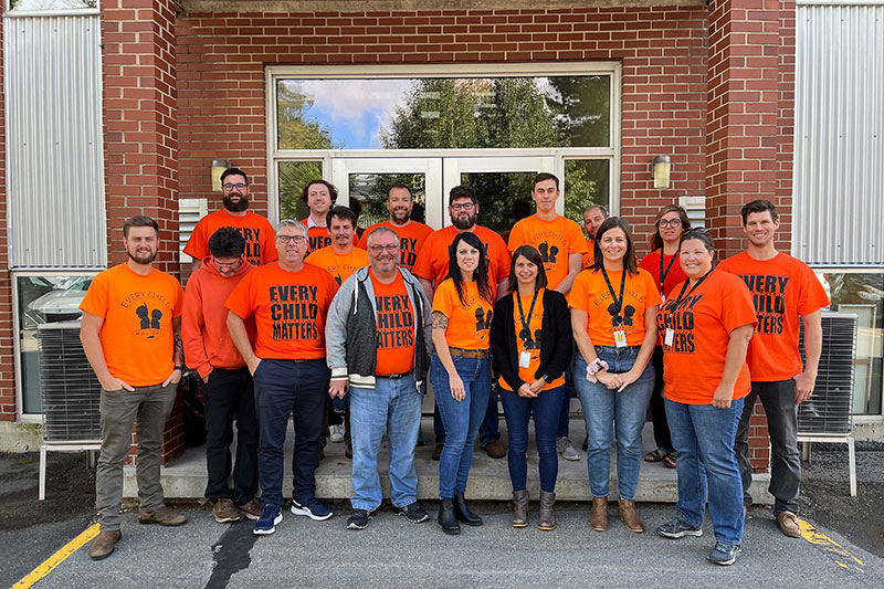 Dillon orange shirt day in Fredericton