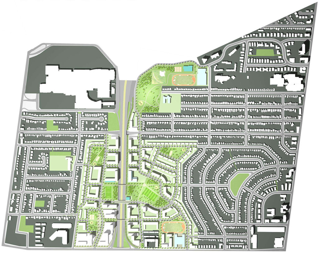 Lawrence Heights plan view