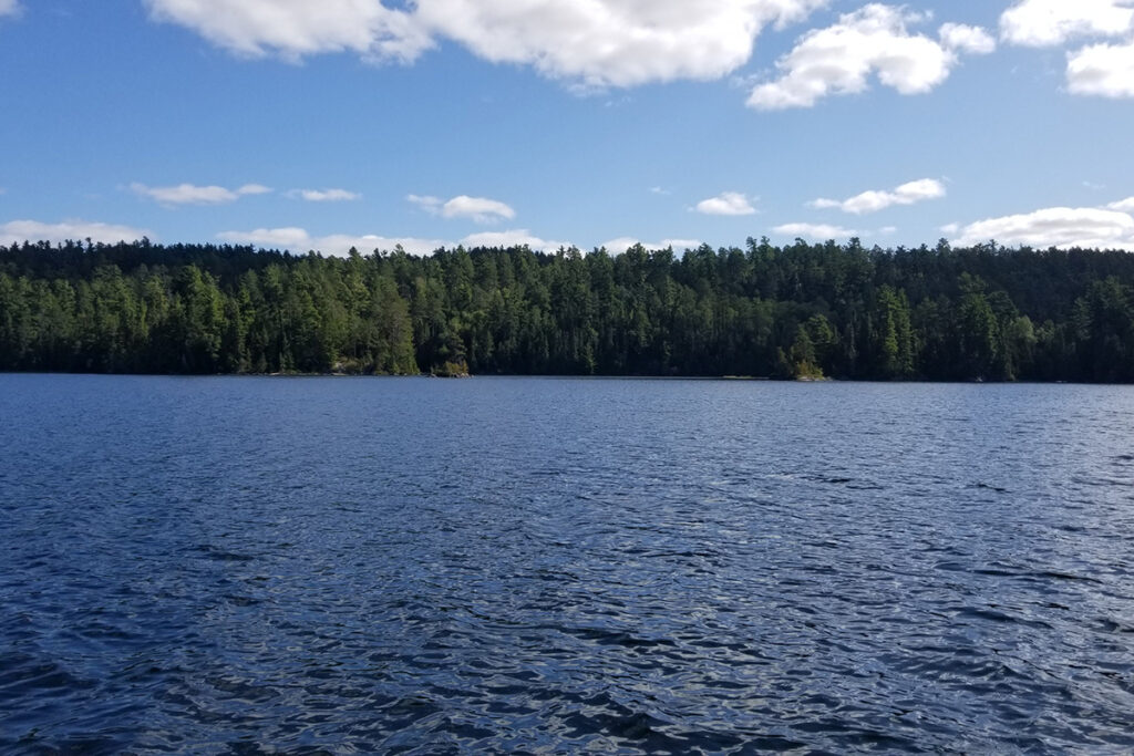 View of Bear Island from a boat