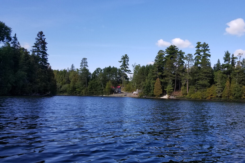 View of Bear Island from a boat