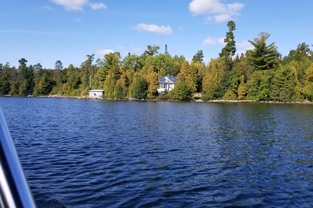 View of Bear Island from a boat