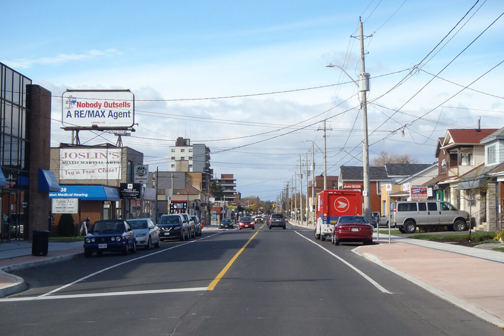 Concession St in Hamilton