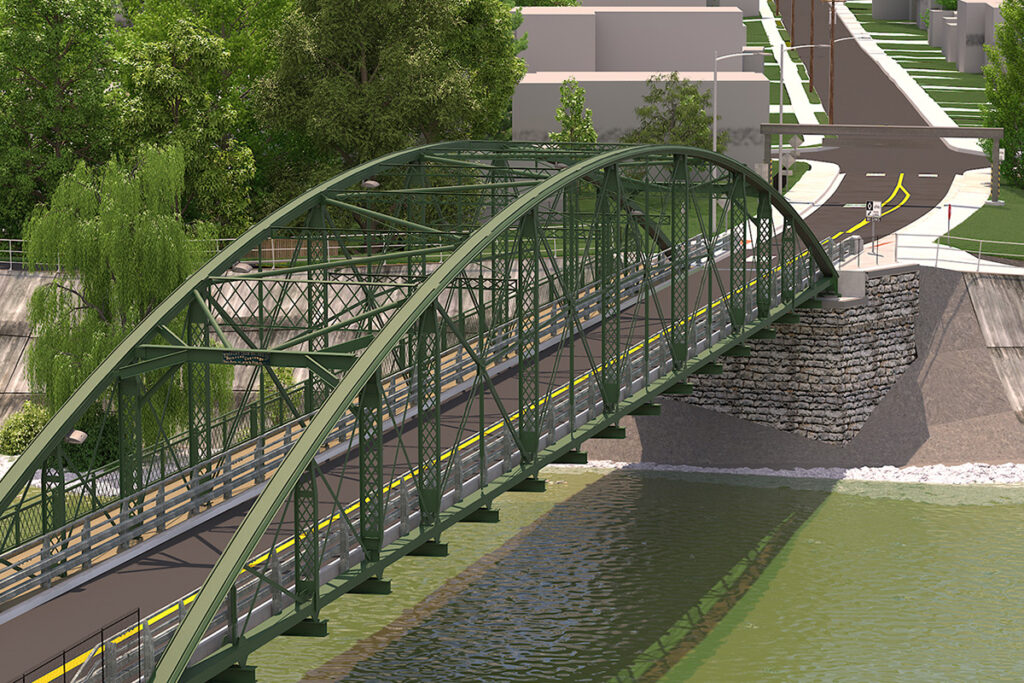 Rendering of the completed Blackfriars Bridge project