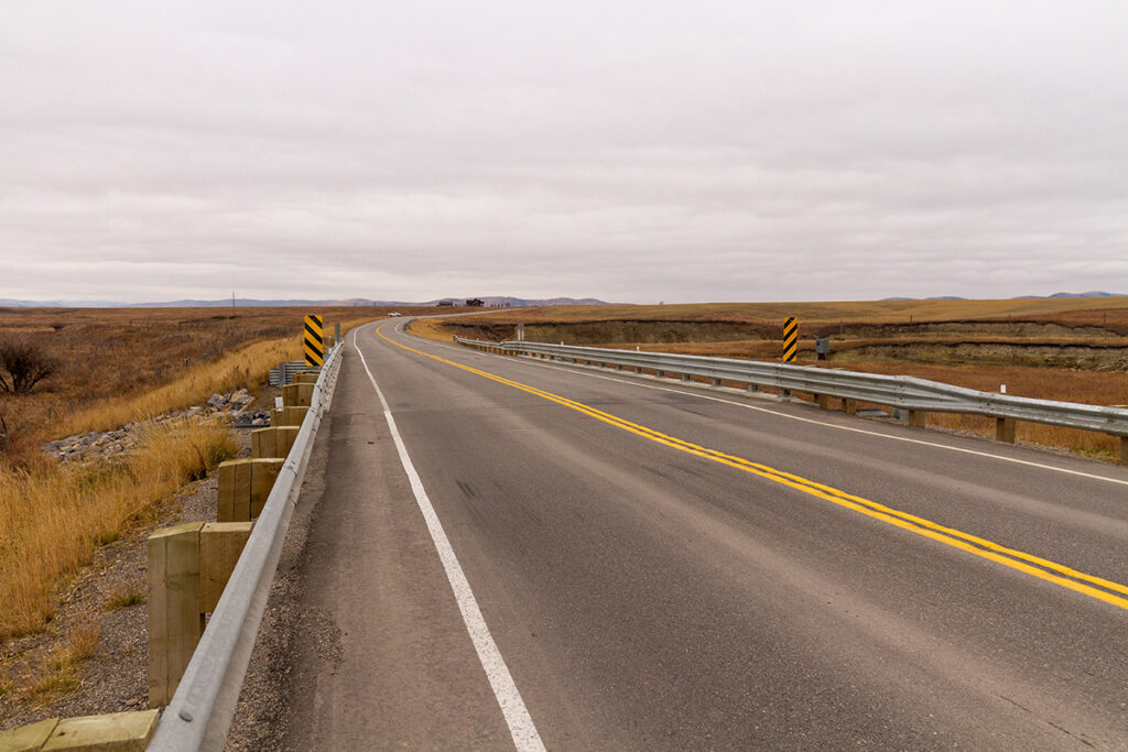 Top view of the Stimson Creek Bridge Replacement