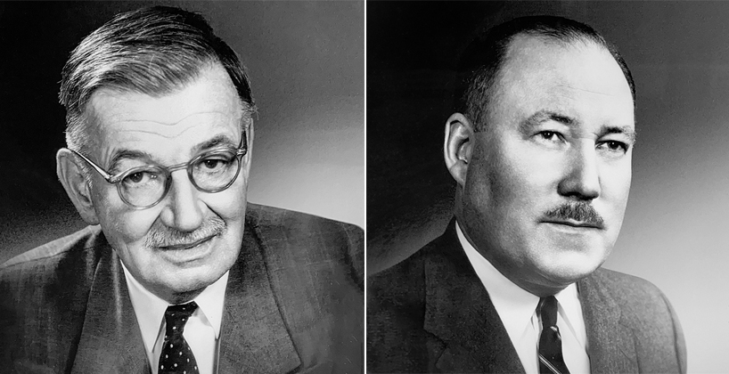 Headshots of Murray Dillon and George Humphries - Founders of Dillon Consulting