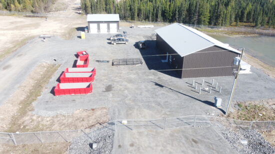 Aerial view of new waste management facility